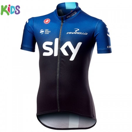 Maillot vélo Enfant 2019 Team Sky N001